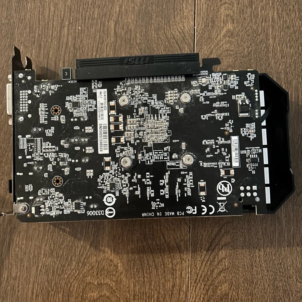Nvidia GeForce 1050 Ti 4 gig graphics card